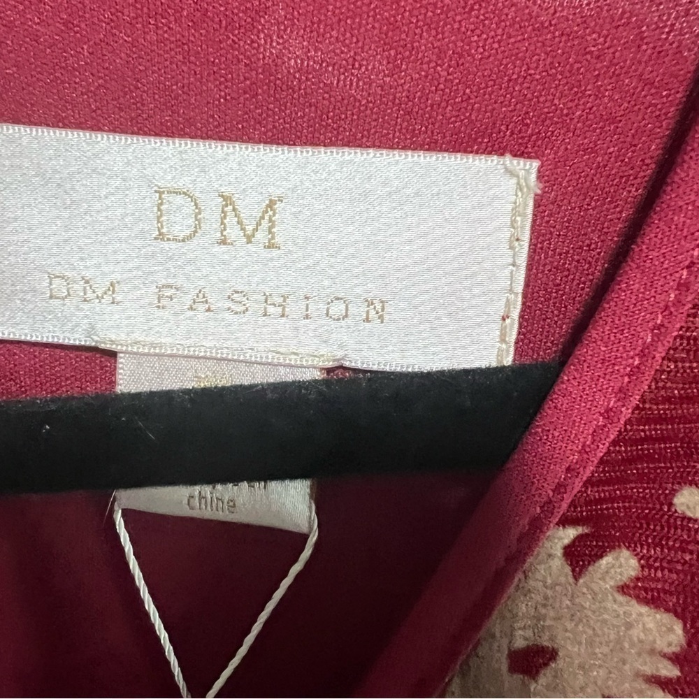 DM Fashion Adoria Burgundy Floral Velvet
Maxi, New with Tags, Plus Size - Picture 8 of 10